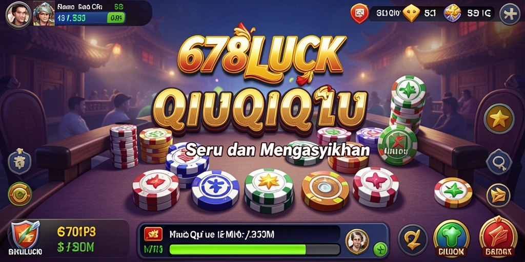 Tampilan screenshot 678LUCK yang menampilkan gameplay QiuQiu.