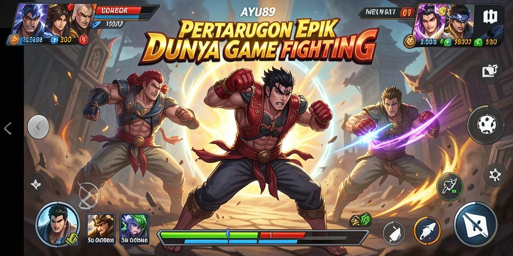 Screenshot AYU89 menampilkan aksi pertarungan yang mendebarkan dan grafis yang memukau.
