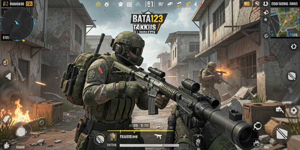 Tampilan gameplay BATA123 yang mendebarkan dan intens.