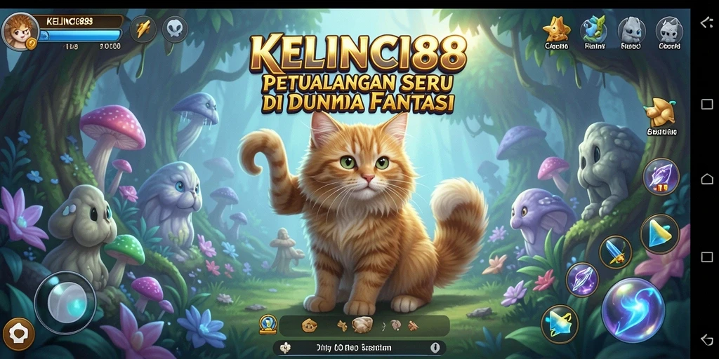 Tampilan gameplay petualangan yang mengasyikkan dan penuh warna.