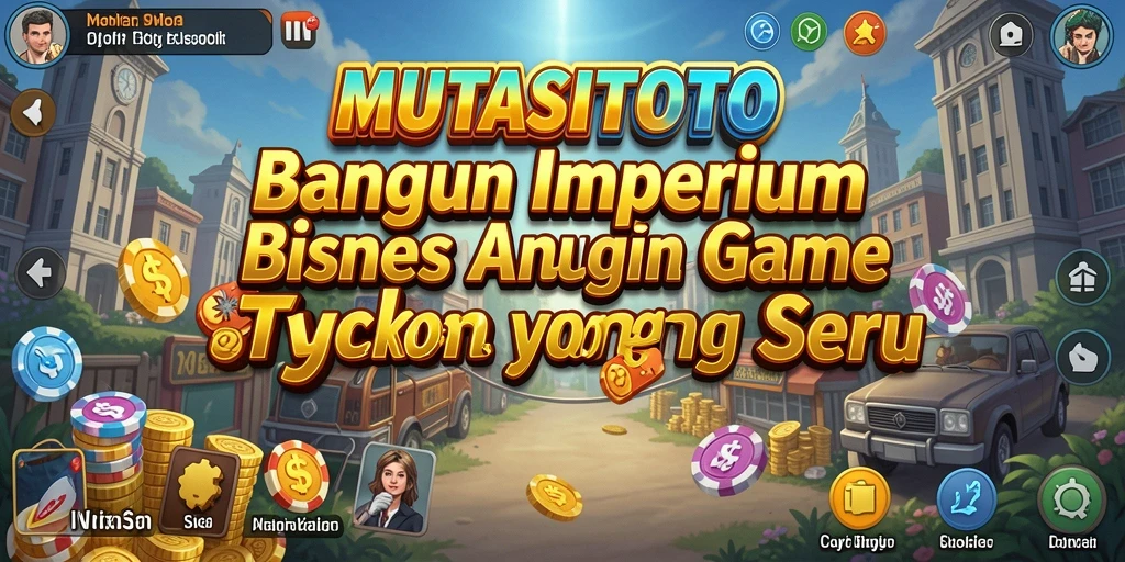 Screenshot gameplay MUTASITOTO menampilkan manajemen bisnis yang menarik.